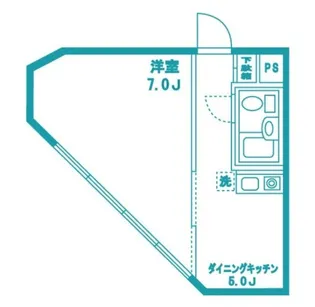マック千束コート【3階】の間取り