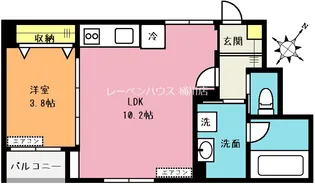 グランツリー桶川【1階】の間取り