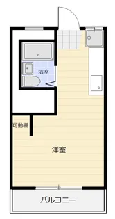川原ハイツ【4階】の間取り