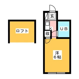 エステハイツ富士見台 B【2階】の間取り