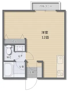 ノースビラ深堀II【3階】の間取り