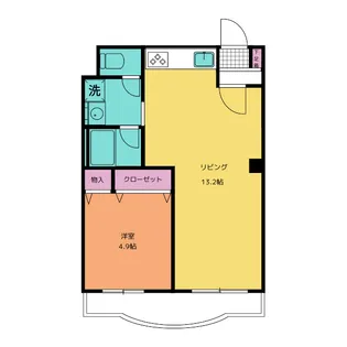 コロリエ光紀【1階】の間取り