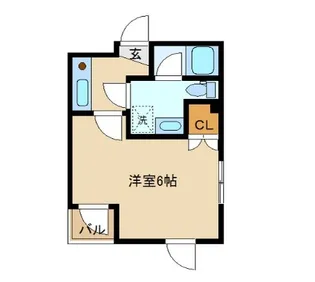 中野弥生町Apti【2階】の間取り