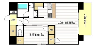 BRAVE新町【10階】の間取り