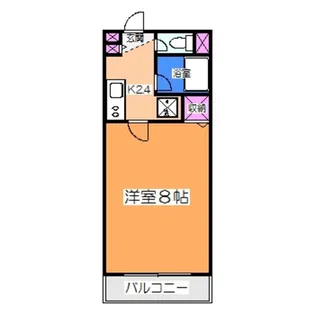 白鷺TKハイツ2号館【5階】の間取り