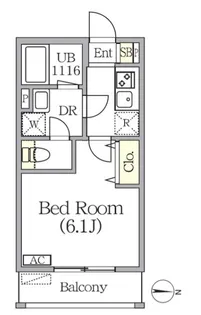 エルタスコート桜台【3階】の間取り