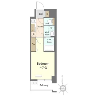 ファーストステージ北大阪レジデンス【2階】の間取り