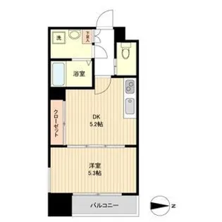 La Douceur片平【9階】の間取り