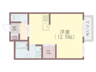 エクセルコート【1階】の間取り