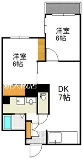 新大阪マスタニオフィション【9階】の間取り