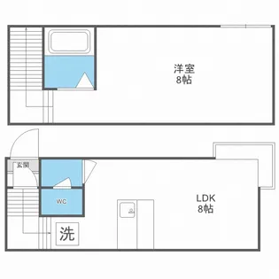 AMS N19【1階】の間取り