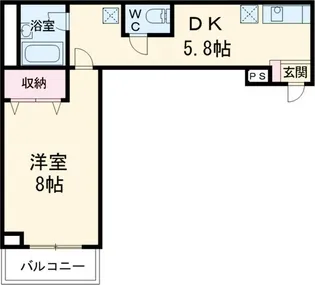 駒沢DSビル【3階】の間取り