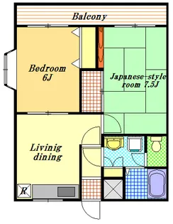 ベルメゾン舞浜【3階】の間取り