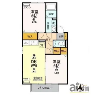 チャオ南狭山N【2階】の間取り