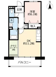 URサンヴァリエ春日丘【4階】の間取り