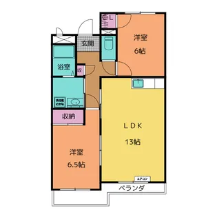 エクレール大東【3階】の間取り