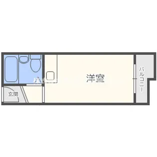 コスモレジデンス玉出【6階】の間取り