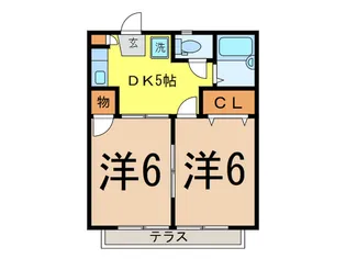 コ-ポ大岡山II【1階】の間取り