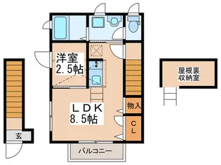 ルミエール【2階】の間取り
