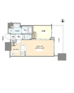 シティタワー大阪本町【37階】の間取り