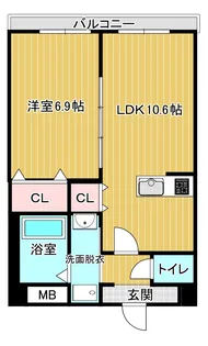フォルトゥーナ美坂【2階】の間取り