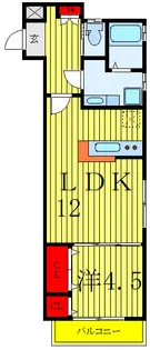ORION小豆沢【1階】の間取り