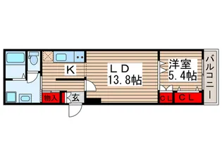 Ciel天王台【2階】の間取り