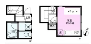 ベルウッド【1階】の間取り