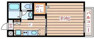 リバーサイドアベニュー【1階】の間取り