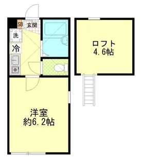 ルシェリア新丸子【1階】の間取り