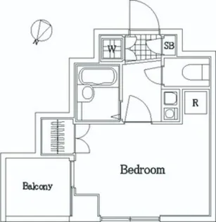 エービーシーステーションプラザ新宿中井【7階】の間取り