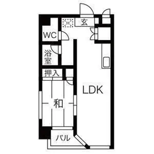 牛越橋ハイツ【3階】の間取り