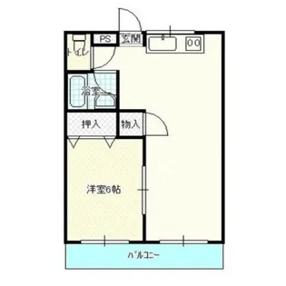 コミューン堤【1階】の間取り