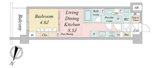 ドゥーエ早稲田【3階】の間取り