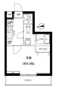 パティーナ大森Tria【2階】の間取り