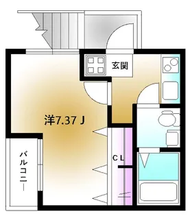 ブランシール大崎【3階】の間取り