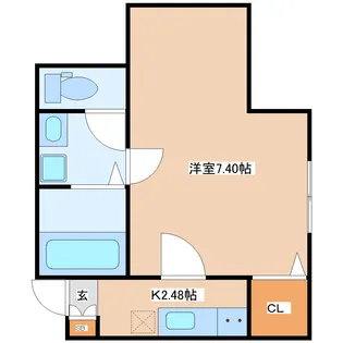 メゾン・ド・ラヴィエンヌ【2階】の間取り