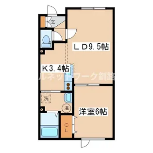 エスポワール城山【2階】の間取り