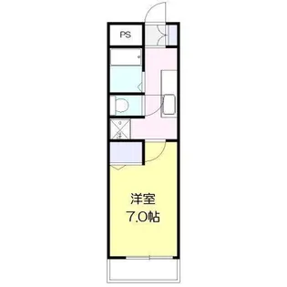 アリビオ南宮崎【4階】の間取り