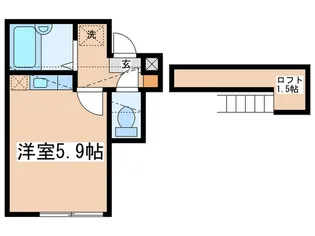フォンテーヌ【2階】の間取り