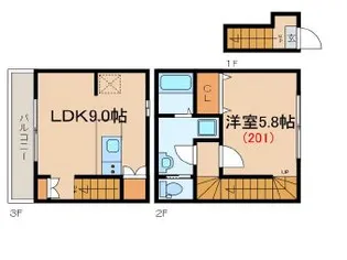 ラフォンテ中野哲学堂の間取り