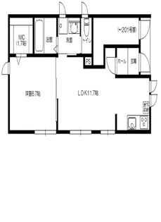 ペアメゾン【1階】の間取り