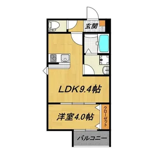 LECOCON稲沢IV【1階】の間取り