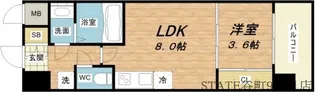 セレニテ北久宝寺【15階】の間取り