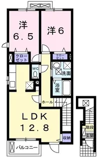 ネオ ハウス ファイン【2階】の間取り