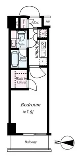 AXAS上野北【7階】の間取り