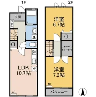 アルヴィータB棟の間取り