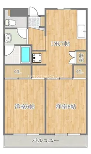 サンハイツSOH【1階】の間取り