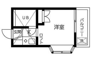 パピヨン豊町【2階】の間取り