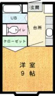 エルミタージュII【1階】の間取り